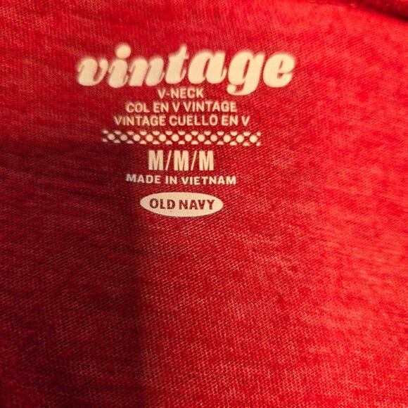 BUNDLE ALRERT! Old Navy Vintage V-neck T-shirts-3 Tops - 1 PRICE - BUNDLE WOW!!! - Picture 7 of 9